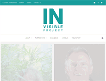 Tablet Screenshot of invisibleproject.org
